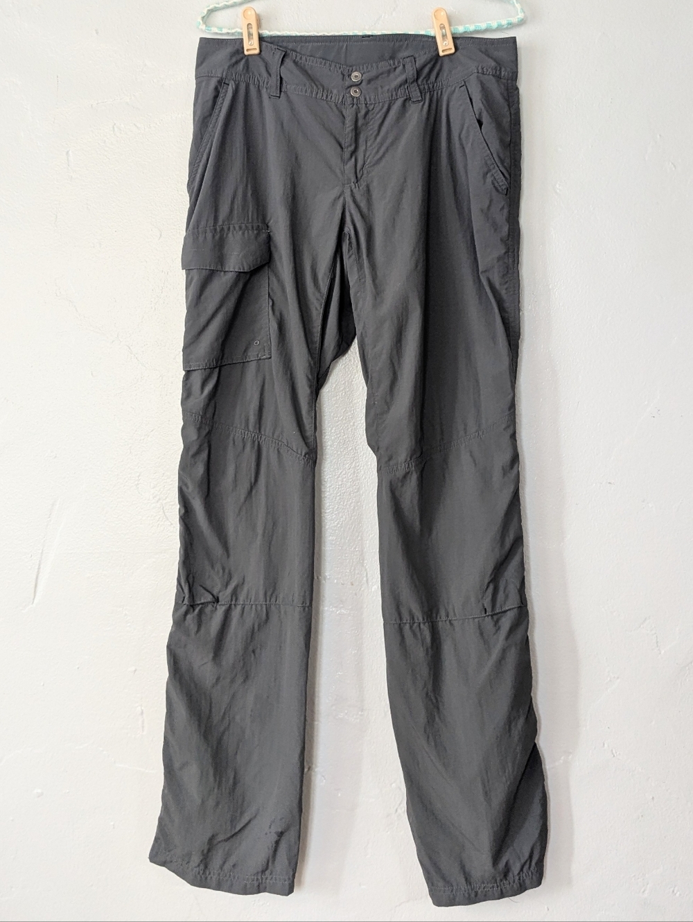 Columbia Silver Ridge Cargo Hiking Pants Grey Size 6 Regular 33" Inseam